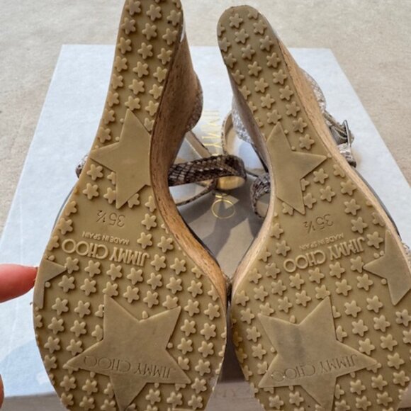 Jimmy Choo Portia Wedge Sandal - Picture 7 of 7